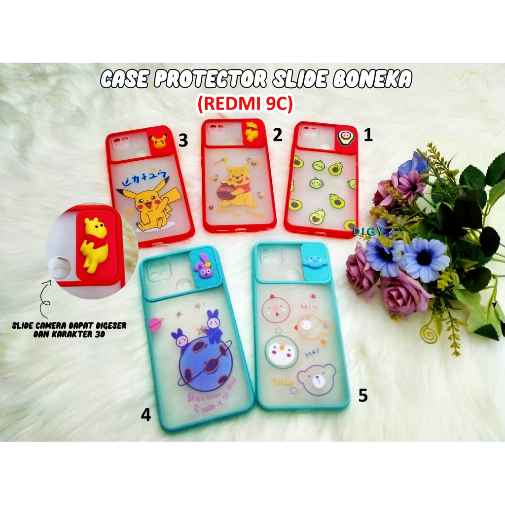 Case Iphone  11 5.8 PRO 11 6.1  11 6.5 PRO MAX Terbaru Murah Protector Slide  Boneka Protect Cover Lens Protection / cas pelindung handphone / case unik / case boneka