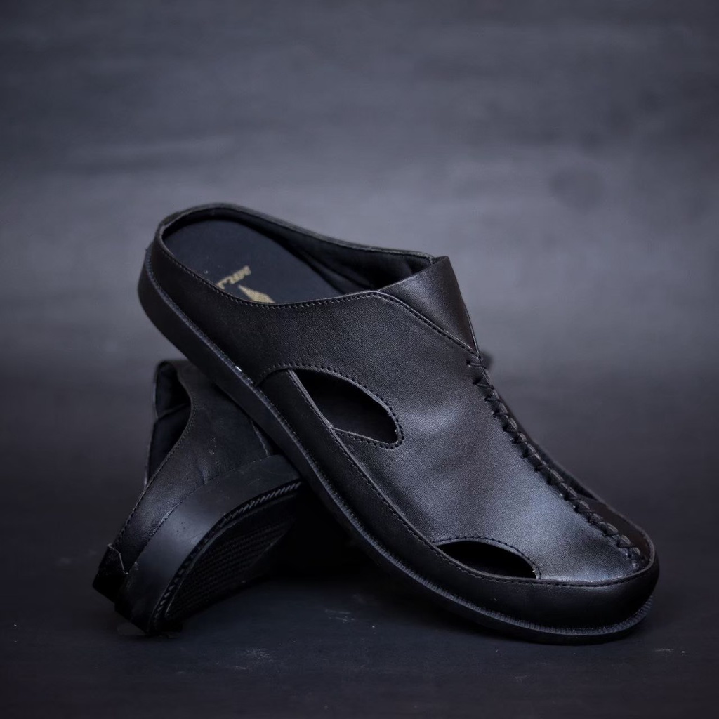 SEPATU sandal KULIT  Pria MR JOE bustong hiro WIRO ASLI ORIGINAL FHASION SANTAI RESMI KERJA KANTOR - SENDAL SLIP ON SELOP SLOP SLIDE SLIPER KULIT COWOK - SANDAL INDIAN PRIA