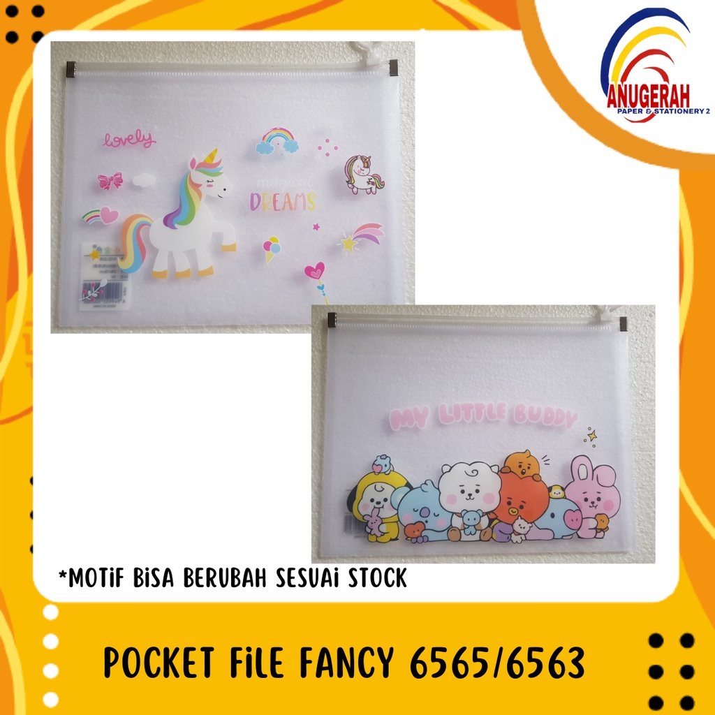 

POCKET FILE FANCY A5 6565/6563 / MAP ZIPPER FANCY A5