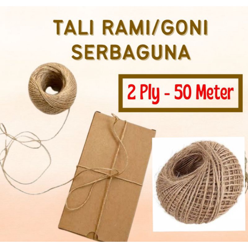 

Tali Rami / Tali Rami 2 ply (3mm) panjang 50 meter