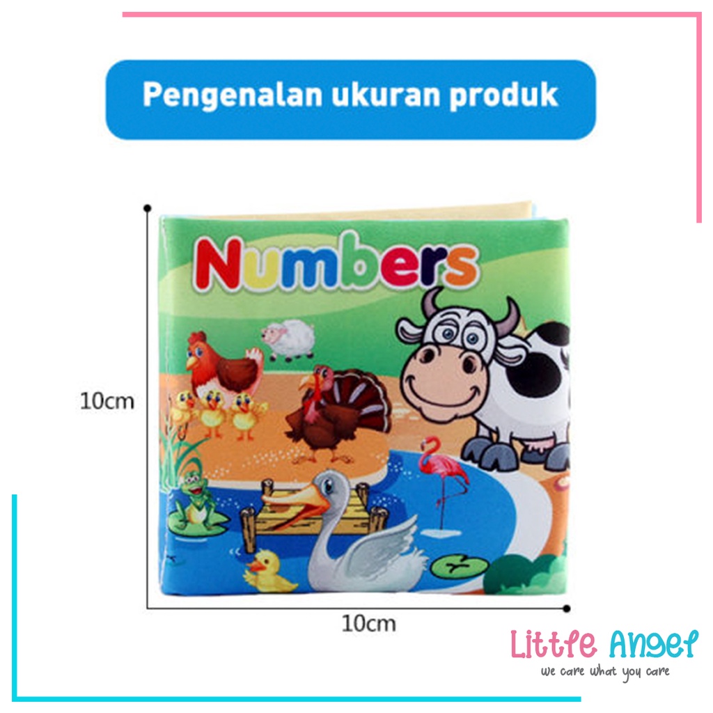 BUKU KAIN EDUKASI ANAK Buku Bantal Bayi Mainan Edukasi Karakter Anak Balita Belajar Cerita Gambar Edukatif Cloth Education Soft Book