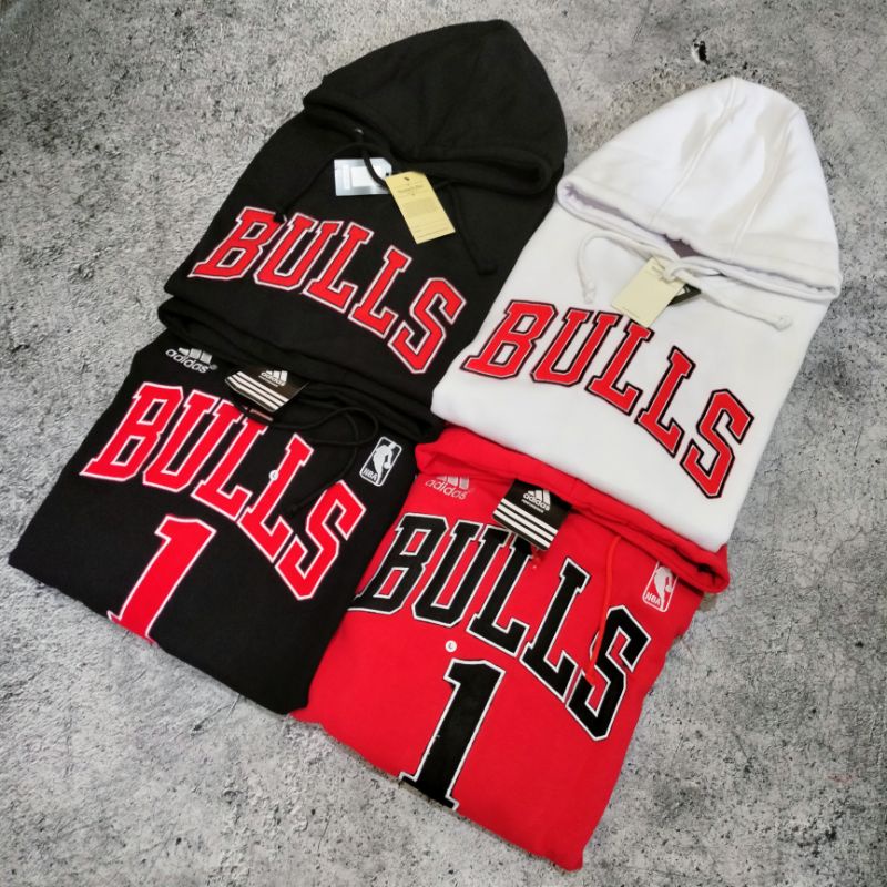 SWEATER HOODIE BULLS MITCHELL &amp; NESS &amp; BULLS X ADIDAS FULL BORDIR FULLTAG &amp; LEBEL (BESTSELLER)