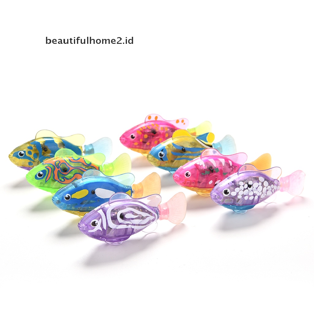 (Beautifulhome2) Buku Literatur Klasik Bahasa MandarinId 1pc Mainan Ikan Robotik Elektronik Tenaga Baterai