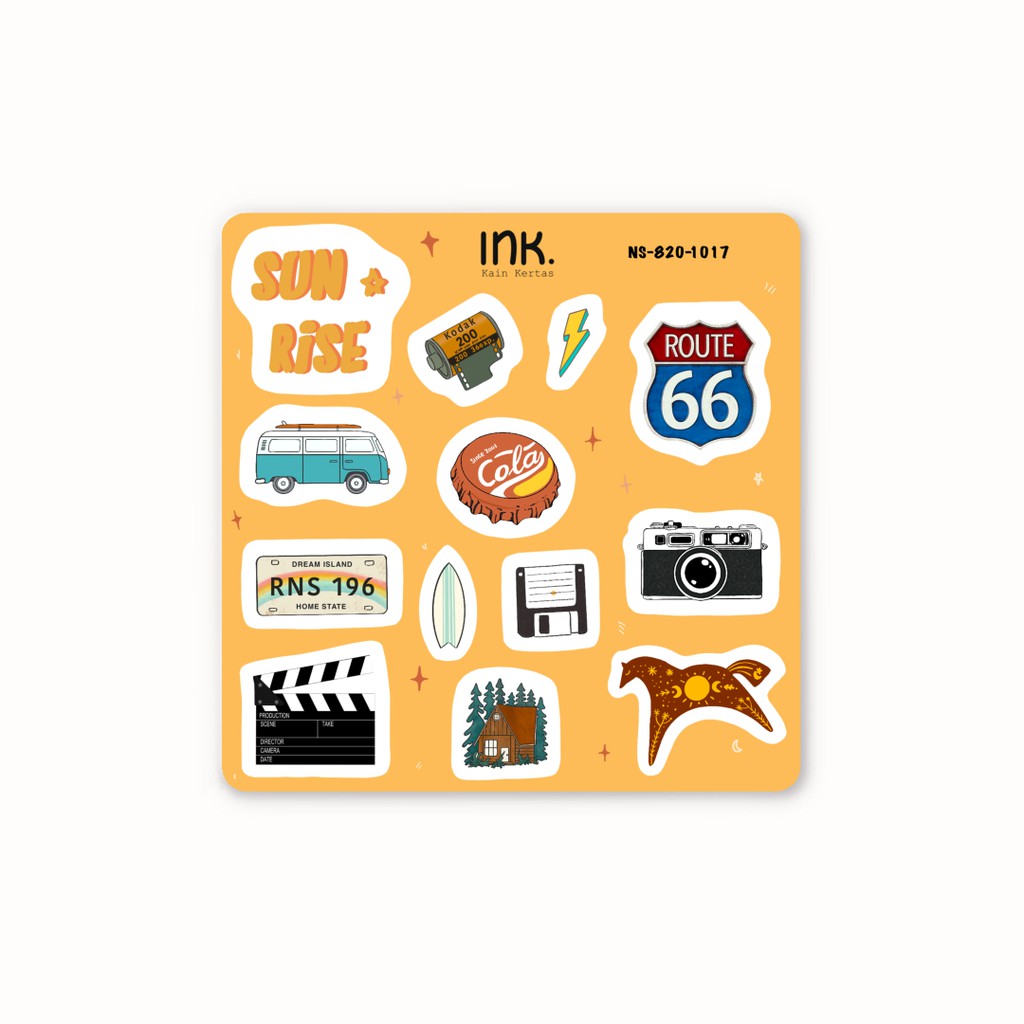 

Retro-stethic Sticker - Aesthetic Vintage Sticker - Stiker Jurnal - Stiker Dekor (NS-820-1017)