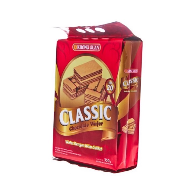 

Khong guan classic chocolate wafer 350 gram