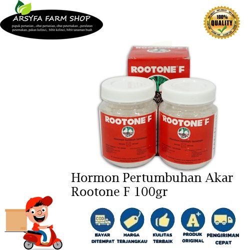 Hormon Pengatur Tumbuh Penumbuh Akar Tanaman ZPT Rootone F 100gr