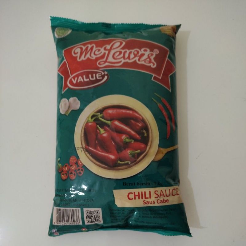 

Mc Lewis Value Chili Sauce/ Saus Cabe 1 kg