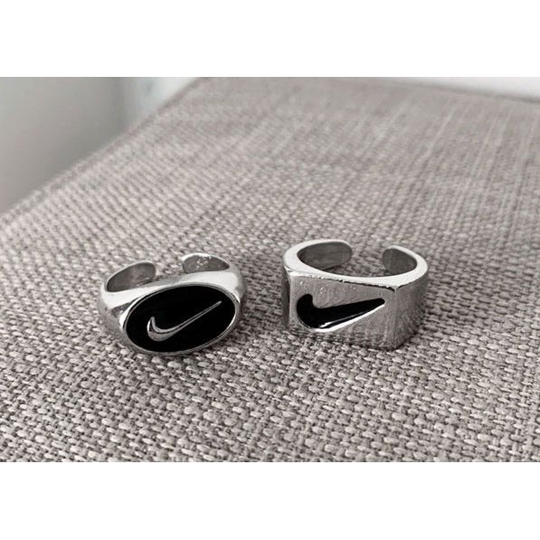 BISA COD Cincin Ring Adjustable Nike Korea Ins Hip Hop Hiphop Style Pria / Wanita Unisex High Qualit