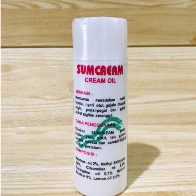 Sum Cream (Sumbawa Cream Oil) 120 ml | Nyeri Otot | Pegal-Pegal | Masuk Angin