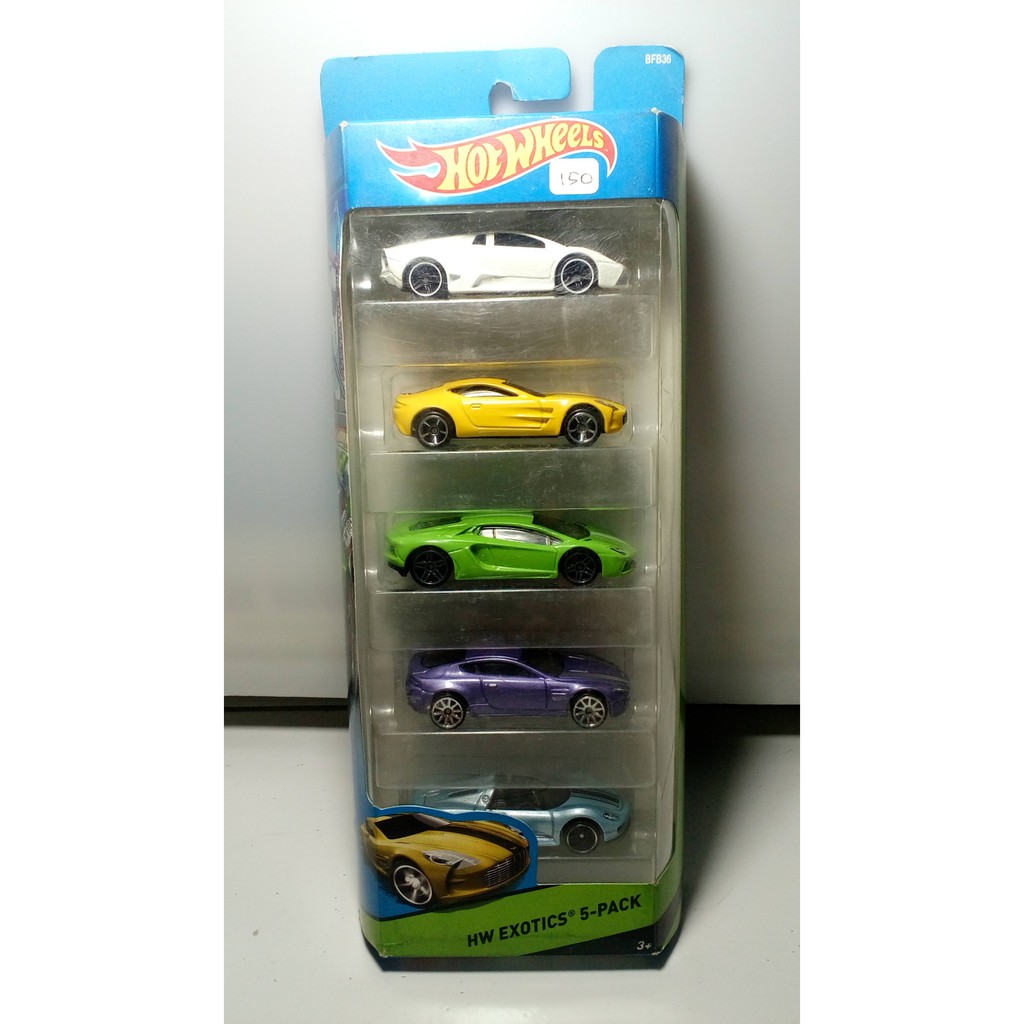 HOT WHEELS HW EXOTICS 5 PACK LAMBORGHINI DLL