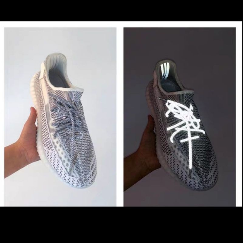 Jual Tali Sepatu Reflektif | 3M Yeezy Static Reflective Round Shoelace |  120CM | Shopee Indonesia