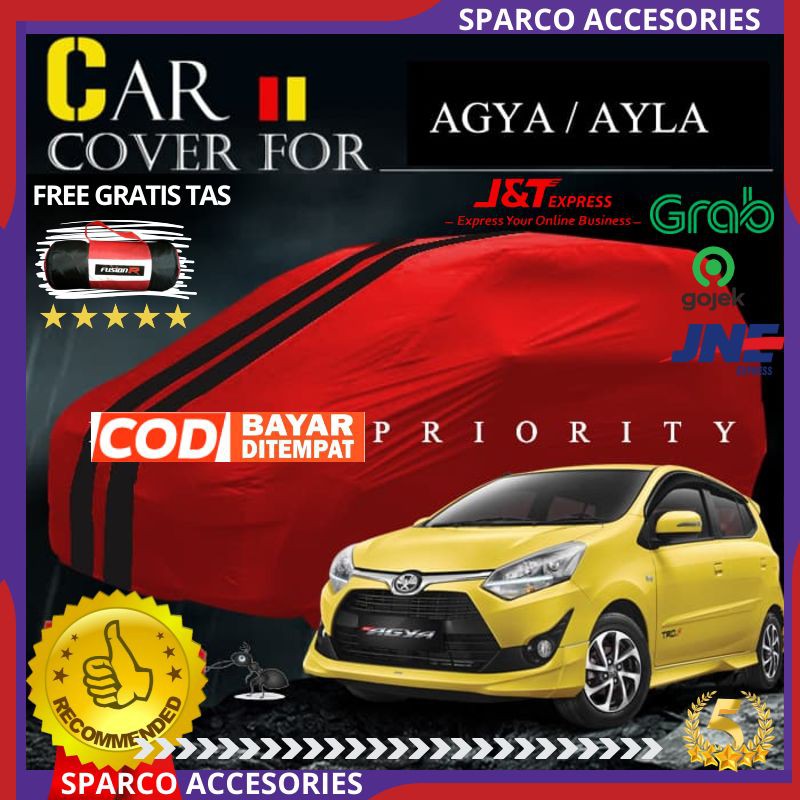 Cover Mobil AGYA AYLA Sarung Selimut Mobil AGYA AYLA Waterproof Anti Air Body cover Agya Ayla