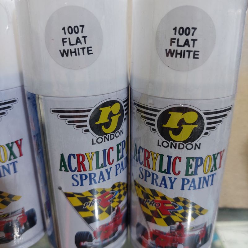 Pilok Pilox Cat Semprot RJ Putih Doff Dop 1007 Flat White 150cc Cat Semprot RJ 150cc