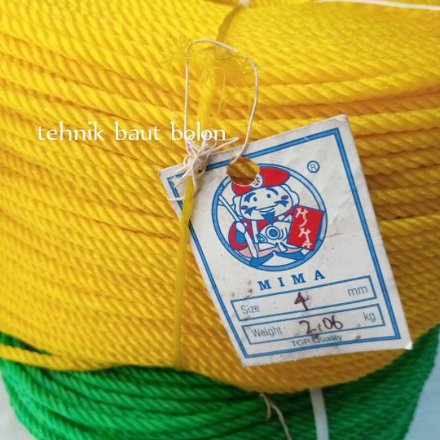 

Tali/Tambang Plastik 4mm