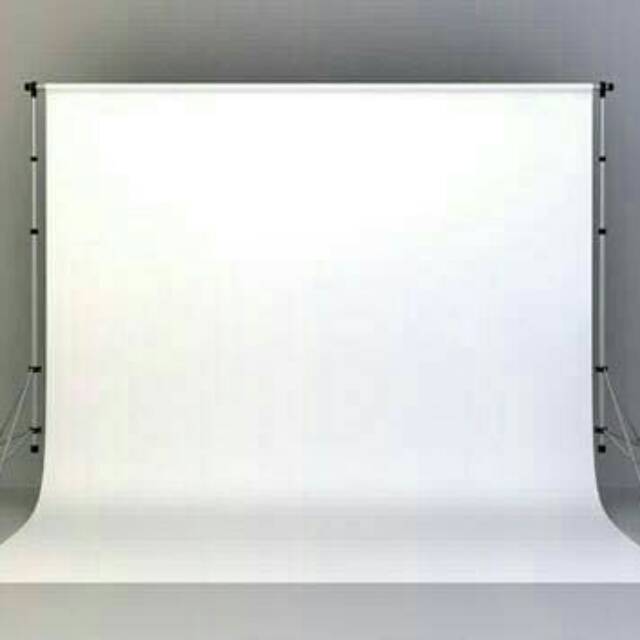 Background Foto Putih 6x2.5 meter