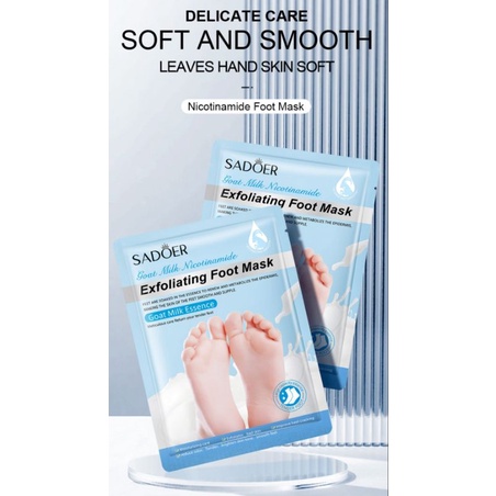 SADOER Original Exfoliating Peeling Foot Mask Pengelupasan Kulit Masker Kaki