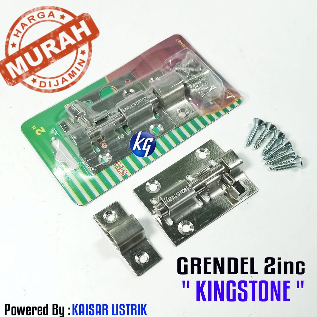 GRENDEL KUNCI 2INC 4INC KING STONE STENLIS SLOT KUNCI PINTU JENDELA SLOROKAN KONCIAN TERMURAH