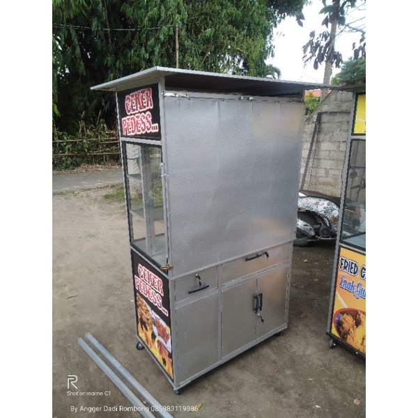 rombong kfc almunium