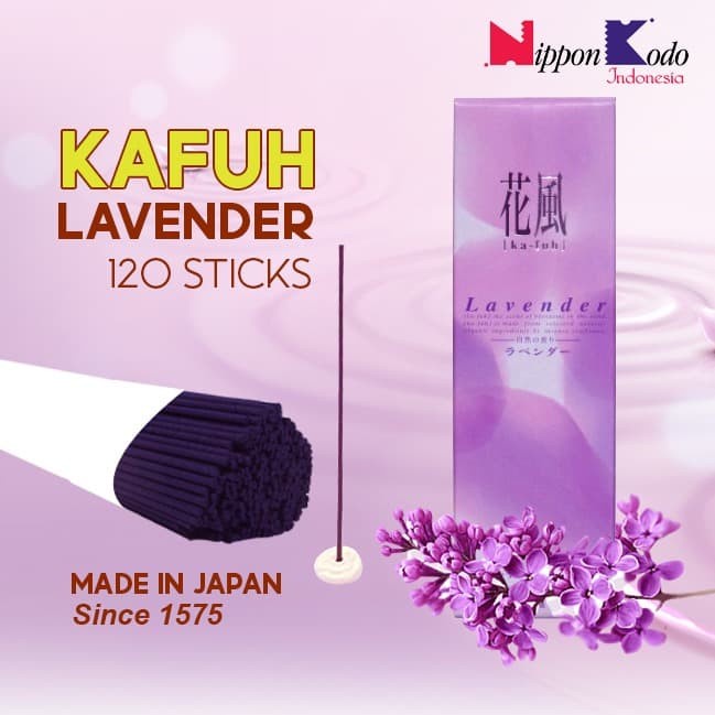 Dupa/Hio Jepang wangi nippon kodo Ka-fuh Lavender 120 Stick