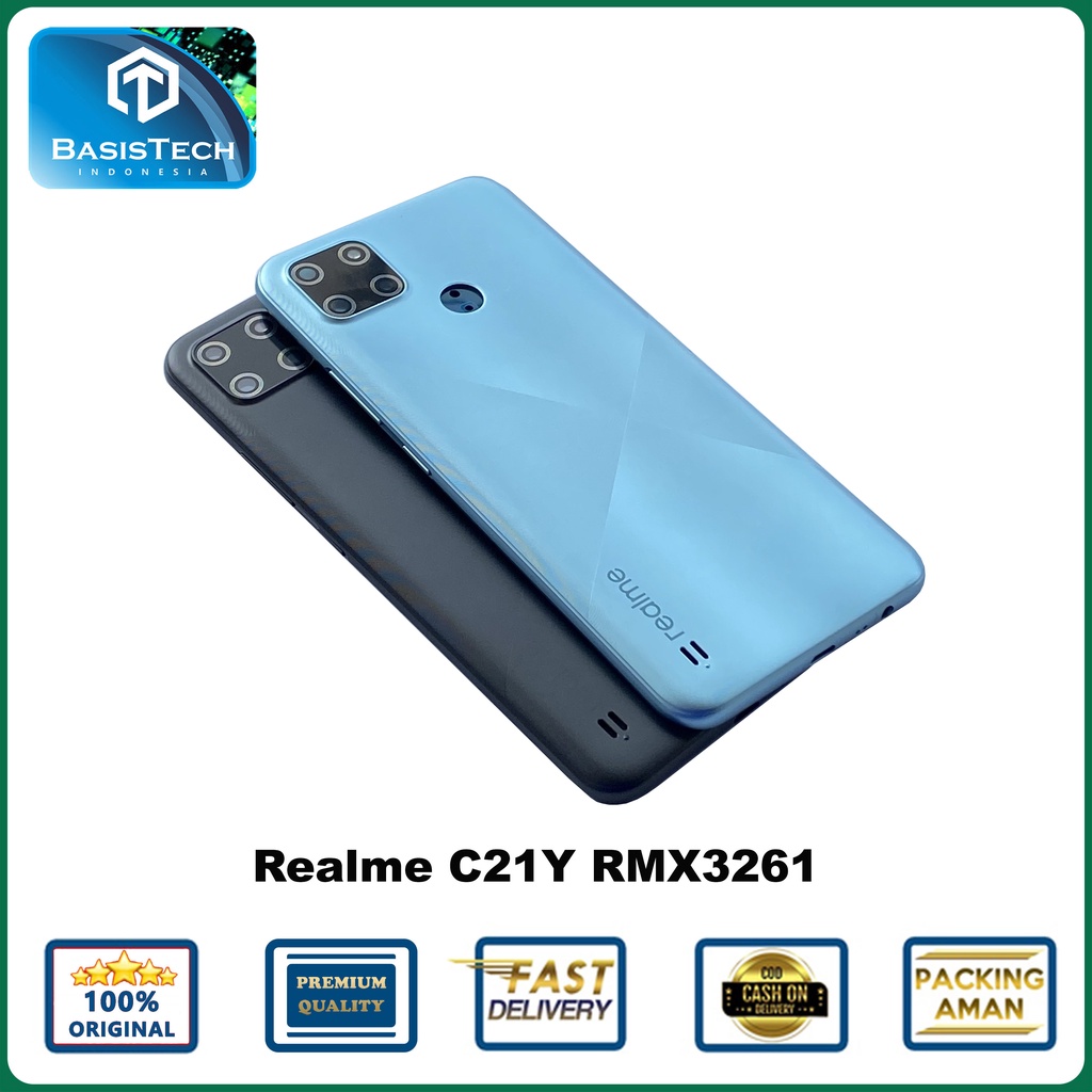 BACK COVER BACKDOOR CASING REALME C21Y