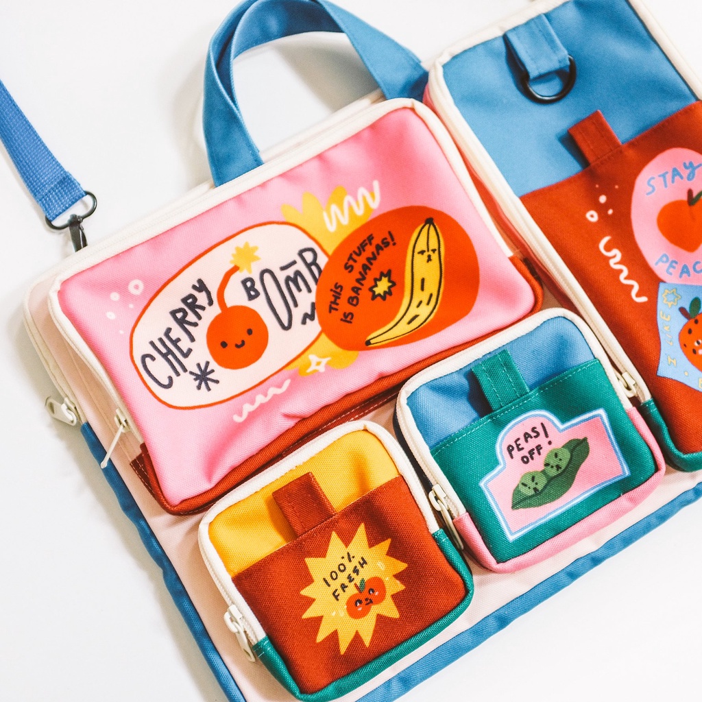 Fruit pops laptop bag