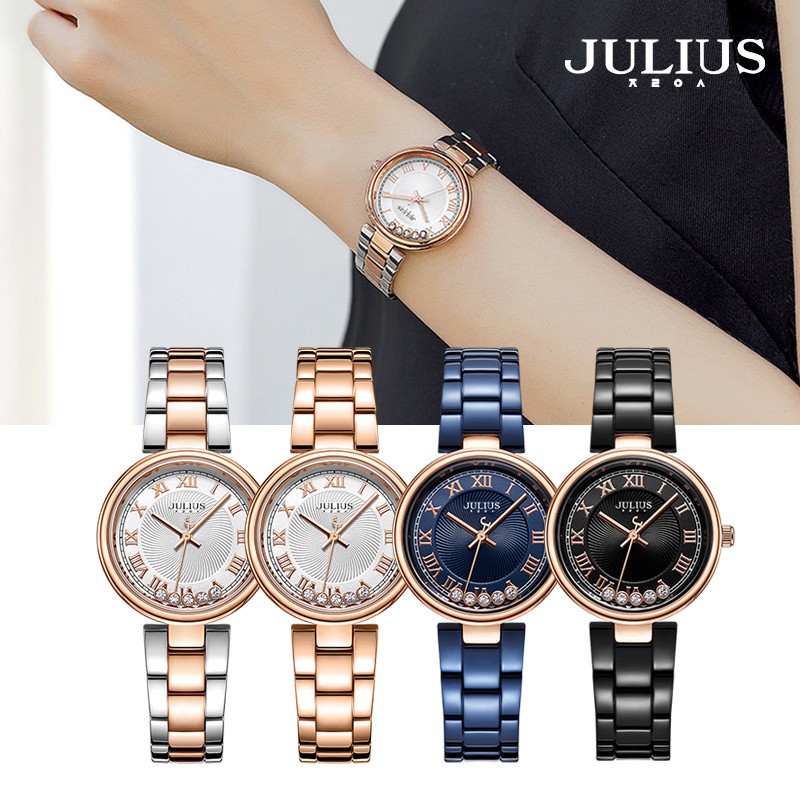 BAGSOMNIA Julius 1236 Ladies Watch Korea Rantai Anti Air Fashion Unik