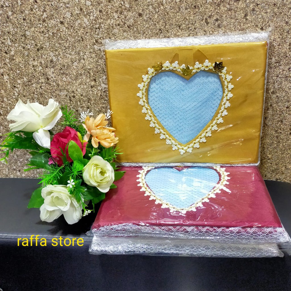 

Promo Grosir MURAH 6 set/12 pcs Buku Tamu renda love Cantik FREE BUBBLEWRAP HITAM Free Packing Plastik