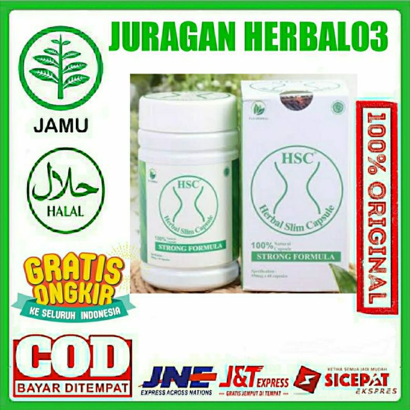 HSC Asli 100% Original herbal slim capsule HSC pelangsing herbal HSC pelangsing tubuh