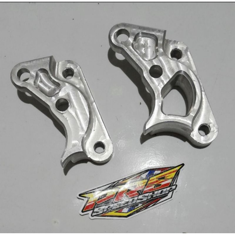 braket breket dudukan kaliper caliper depan brembo axial 4p 4 piston 4pot disc piringan cakram 260mm