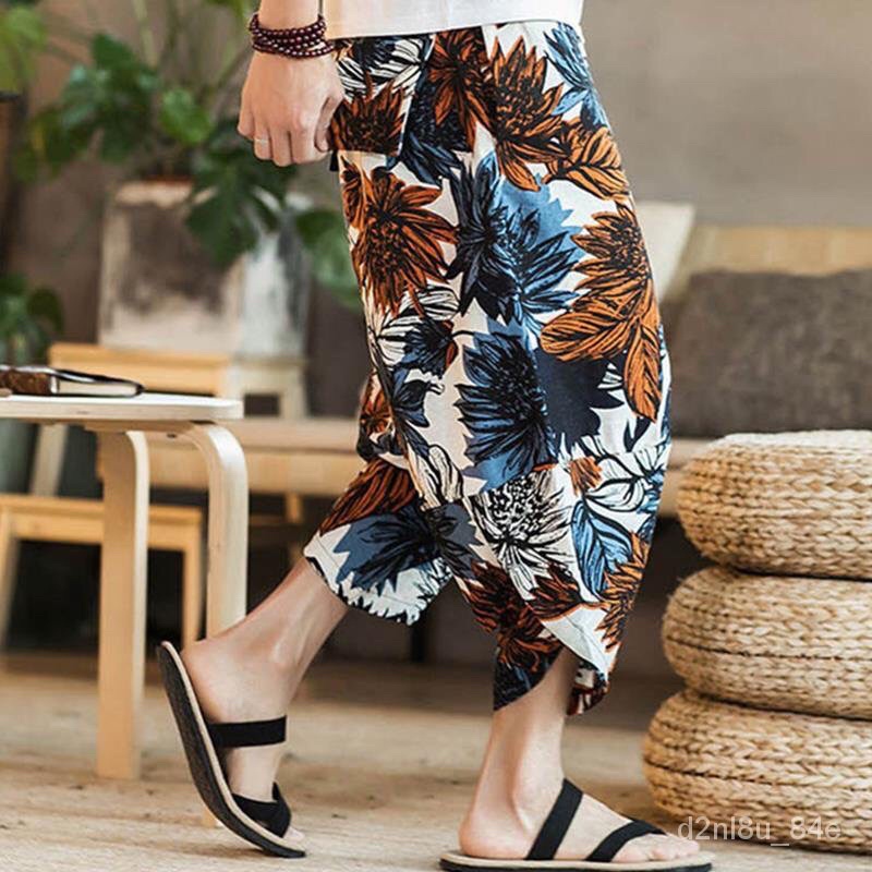 HR13 CELANA HAREM JOGGER LINEN IMPORT 3/4 SIRWAL PRIA JEPANG KOREA ORIGINAL M-5XL
