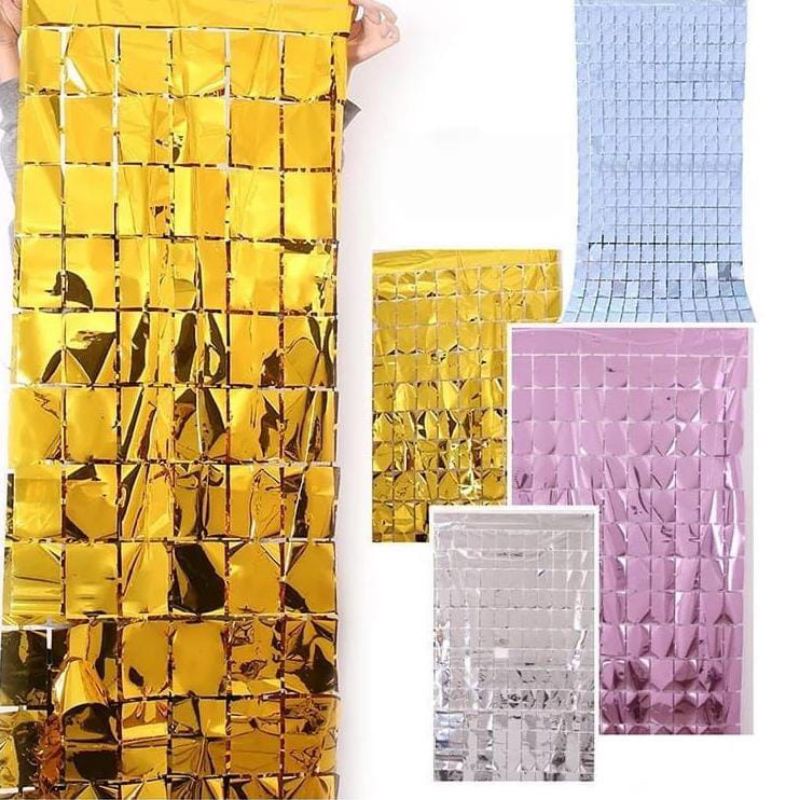 FOIL FRINGE CURTAIN (BRAC788)