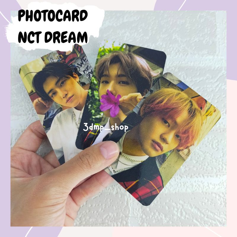 [25 Lembar] photocard lomo photo card nct dream hello future peace love one day big thrills past