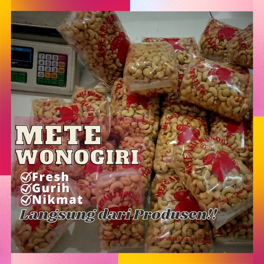 

Kacang Mete Goreng Super Asli Wonogiri 1 Kg