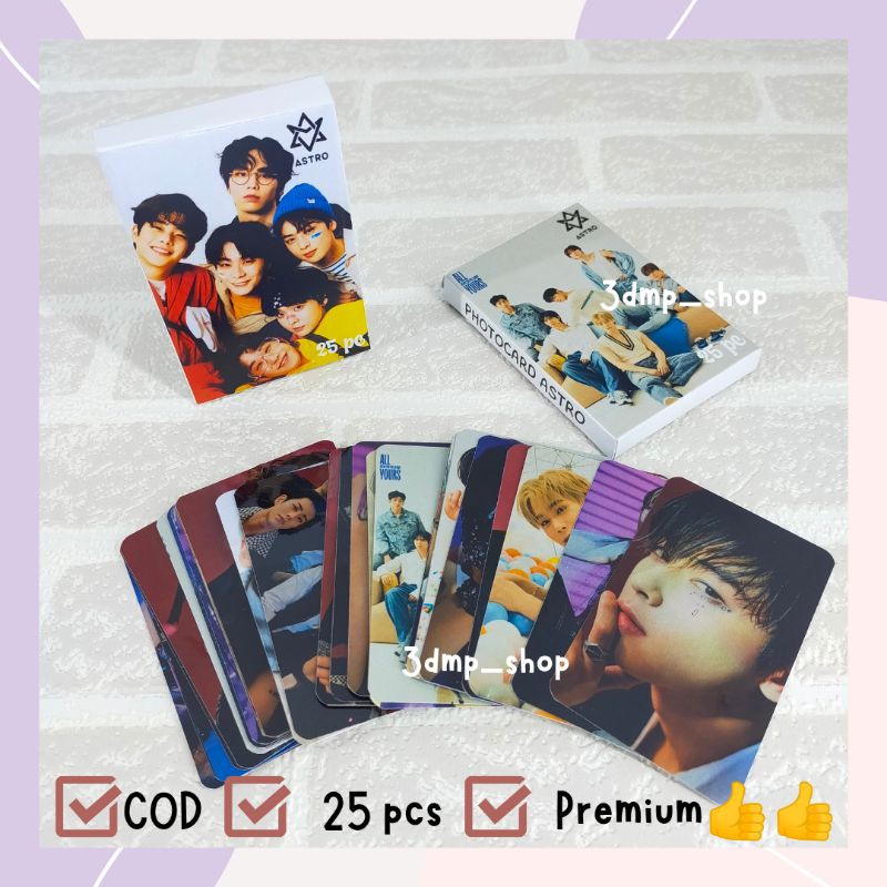 [25 lembar] Lomocard Astro Season Greating 2021 Eunwoo All yours photocard lomo photo card kartu