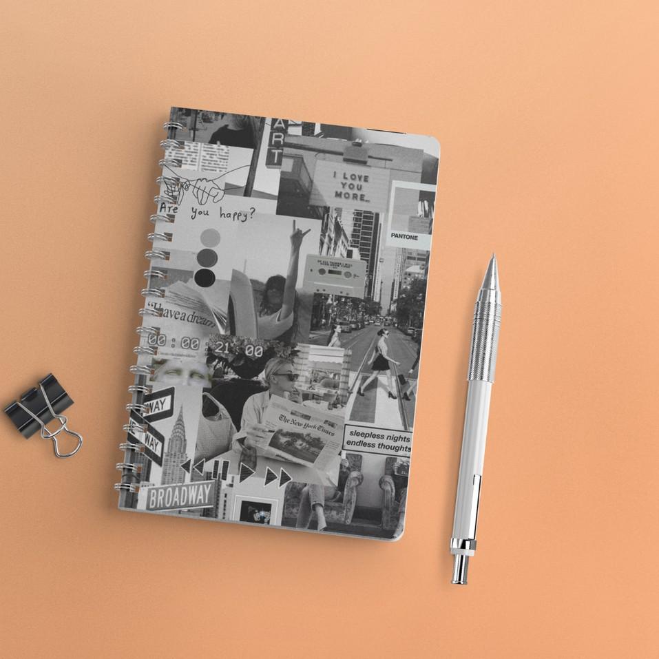 

Model baru Notebook Aesthetic Edition 1 Lined Grid Dot Ukuran A5 Ring Spiral Jurnal Catatan Buku Spi