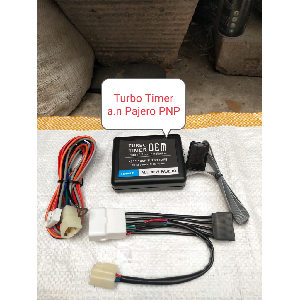 Turbo Timer Oem Pajero lama OLD, all new Pajero Sport Pnp 2016 2020 Turbo Timer Plug and Play PNP Mitsubishi