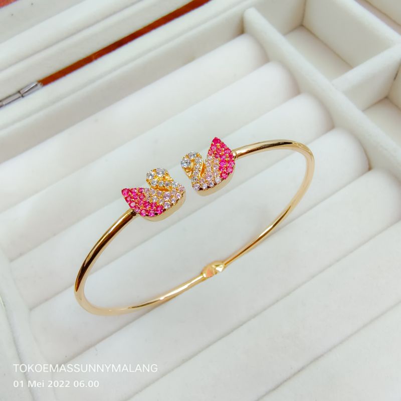 Gelang angsa emas asli kadar 300%/6k