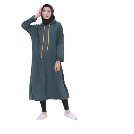 VANESSA TUNIK POLOS ( TUNIK HOODIE )