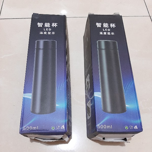 Termos / Botol Minuman Air Panas Dingin Stainless Dengan Suhu Led