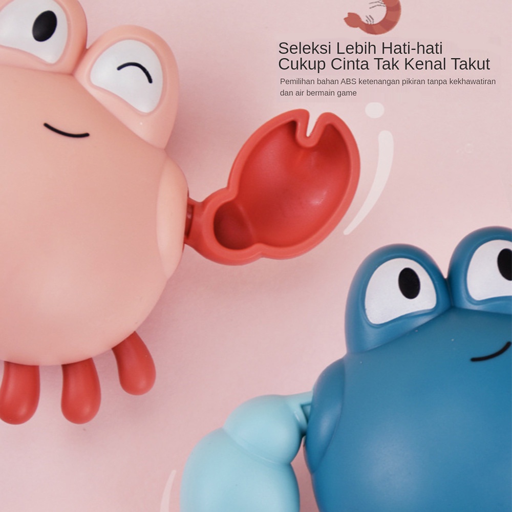 Lakoe Mainan Mandi Anak Bayi Kepiting Mainan Air Anak mandi bath toys-7