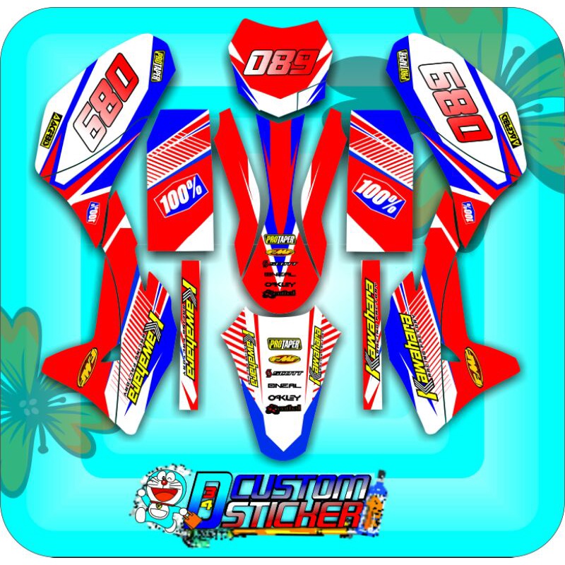DECAL KLX GORDON DECAL KLX FULLBODI DECAL KLX DTRACKER DECAL KLX TIPE S DECAL KLX TIPE G DECAL CRF D