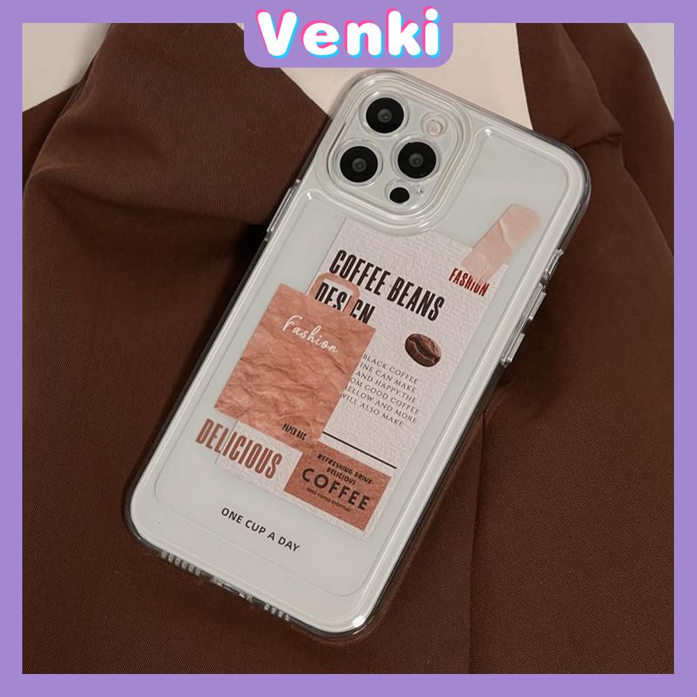 iPhone Case Clear Case Soft Thick TPU Shockproof Super Transparent Protection Camera Plating Button Brown Coffee For iPhone 13 Pro Max iPhone 12 Pro Max iPhone 11 iPhone 7Plus