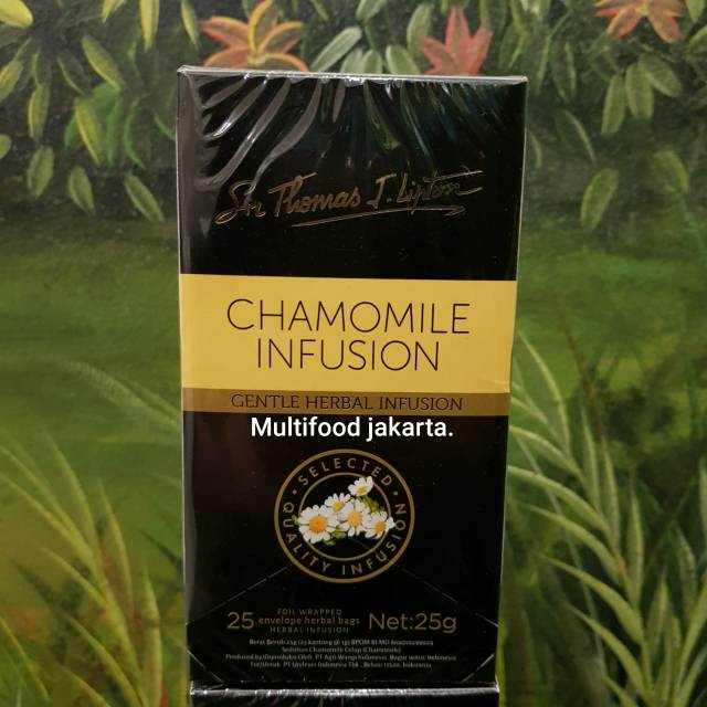 

Lipton chamomile infusion tea