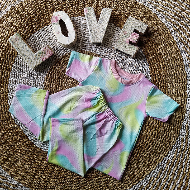 Setelan Anak Motif Tiedye 1-5 Tahun