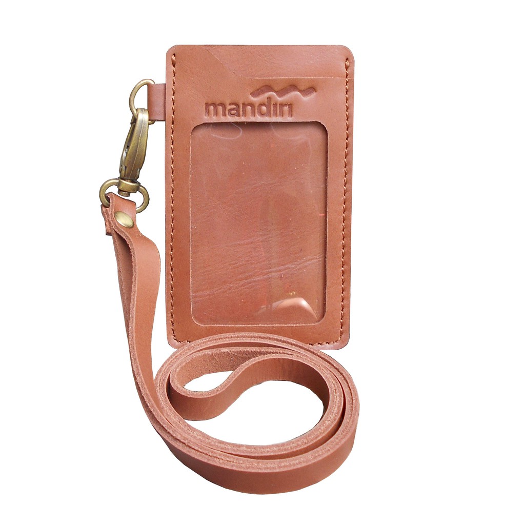 

Id Card Name Tag Holder Kulit Leather Castle Warna Tan Kulit Jenis Pull Up Logo Emboss Bank Mandiri