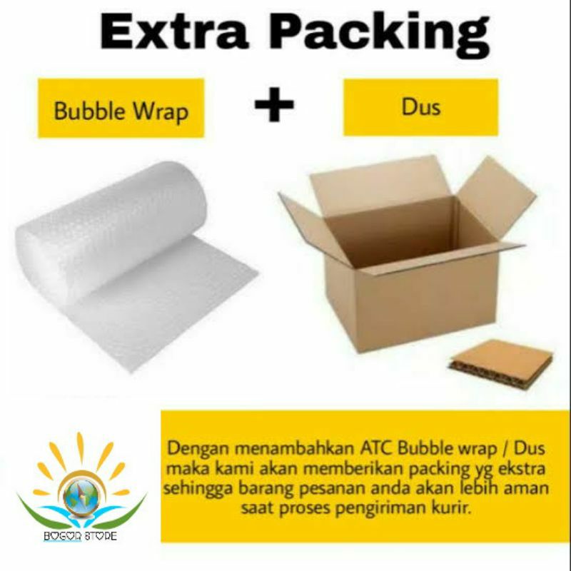 

PACKINGAN TAMBAHAN PLUS BUBBLE WRAP