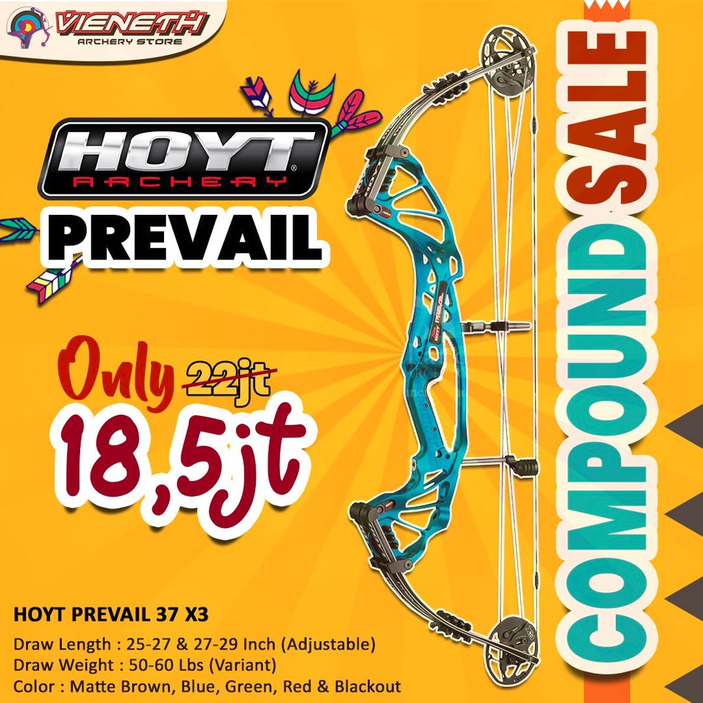 HOYT PREVAIL BLUE - COMPOUND HOYT - BOW COMPOUND - BUSUR