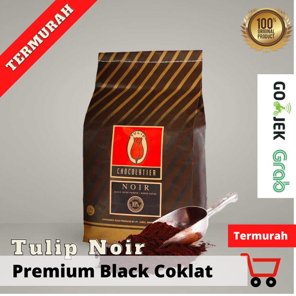 Tulip NOIR Cocoa Powder 2,5kg Sak Cokelat Bubuk Hitam Gurih Purecocoa