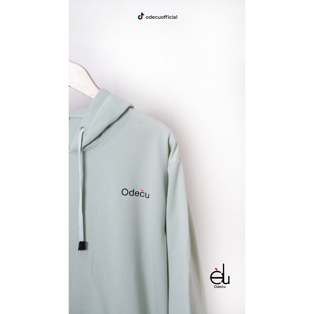 ODECU HOODIE MINT SWEATER OVERSIZE WANITA PRIA