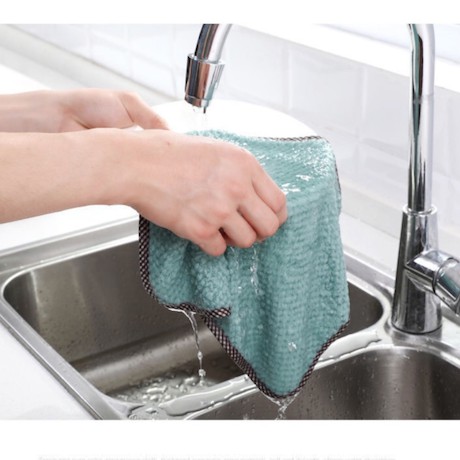 Kain Lap Tangan Gantung Hand Towel Microfiber Lap Microfiber Dapur Kain Lap Micro Fiber